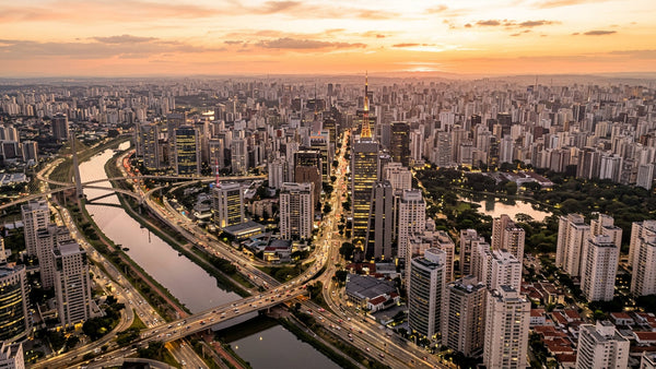 Brazilian Expat Gifts The Map Print That Brings Sao Paulo Or Rio To Their Wall